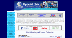 Desktop Screenshot of optimistclubofgreatervienna.org