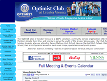 Tablet Screenshot of optimistclubofgreatervienna.org